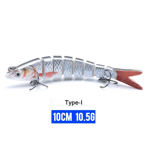 10/14cm Sinking Wobblers Fishing Lures Jointed Crankbait Swimbait 8 Segment Hard Artificial Bait For Fishing Tackle Lure